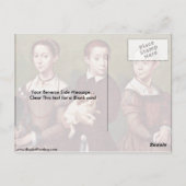 Drie kinderen met hond van Anguissola Sofonisba Briefkaart (Achterkant)
