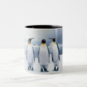 Drie King Penguins Tweekleurige Koffiemok (Center)