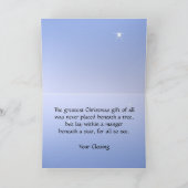 Drie Kings Bethlehem Star Christelijke kerst Feestdagen Kaart (Binnen)