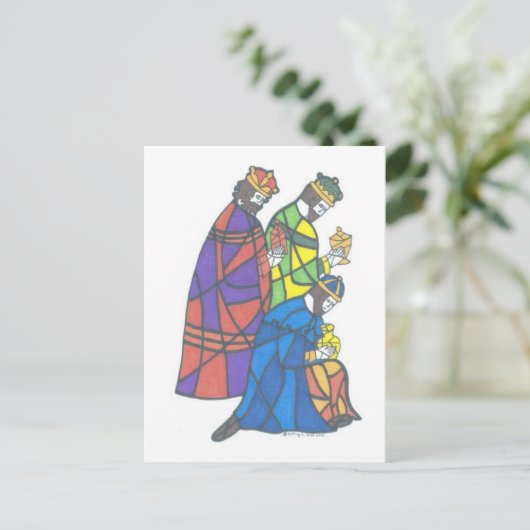 Drie Kings Briefkaart (Staand voorkant)