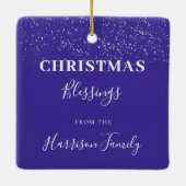 Drie Kings gepersonaliseerd Keramisch Ornament (Achterkant)