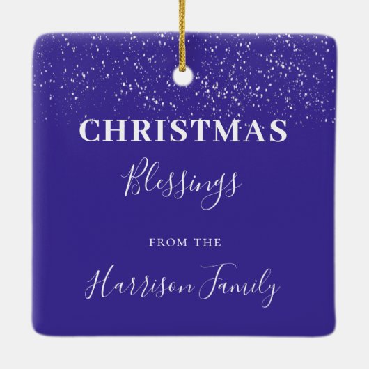 Drie Kings gepersonaliseerd Keramisch Ornament (Achterkant)