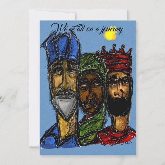 Drie Kings Kaart (Voorkant)