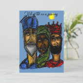 Drie Kings Kaart (Staand voorkant)