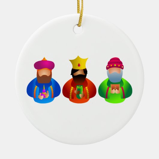 Drie Kings Keramisch Ornament (Voorkant)