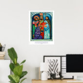 Drie Kings Kerstmis Poster, Matthew 2:11 vers Poster (Thuiskantoor)