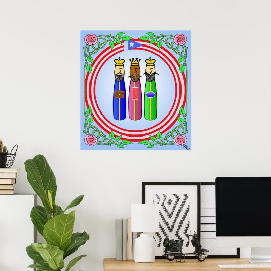 Drie Kings Poster (Thuiskantoor)
