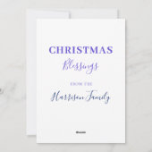 Drie Kings prachtige waterverf op maat Feestdagenkaart (Achterkant)