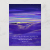 Drie Kings waterverf Religieuze Budget Feestdagenkaart (Voorkant)