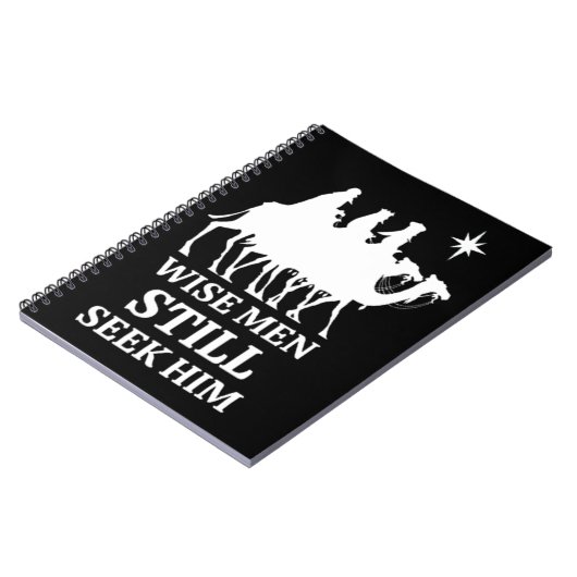 Drie Kings Wise Mannen zoeken hem nog steeds Notitieboek (Linkerzijde)