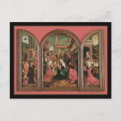 Drie Kings Worship Baby Jesus Briefkaart (Voorkant)