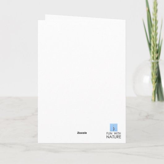 Drie kippen-inktprik notitiekaartje (Achterkant)