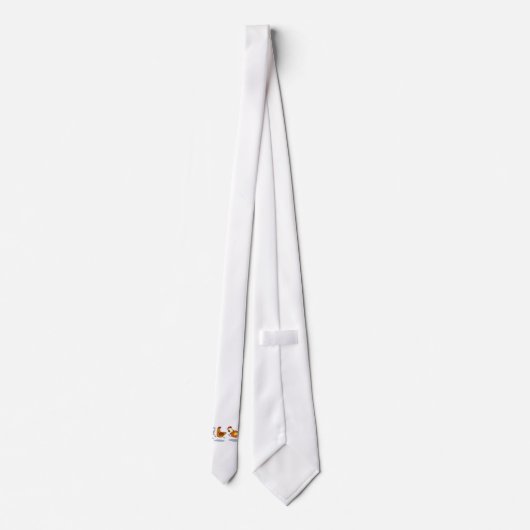 Drie kippen stropdas (Achterkant)