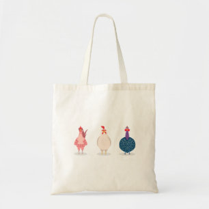 Drie kippen tote bag