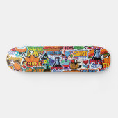 Drie kippenpoten skateboard (Horizontaal)