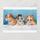 Drie Kittens, Cat, Louis Wain Briefkaart (Voorkant)