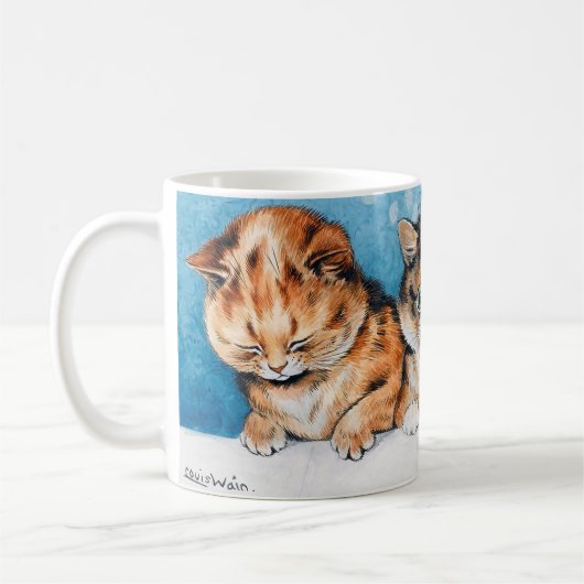 Drie Kittens, Cat, Louis Wain Koffiemok (Links)