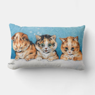 Drie Kittens, Cat, Louis Wain Kussen