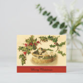 Drie Kittens in een mandje Briefkaart (Staand voorkant)