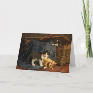Drie Kittens   Julius Adam de Jongere Kaart