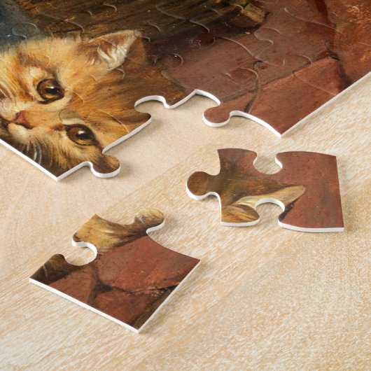 Drie Kittens | Julius Adam de Jongere Legpuzzel (Zijkant)