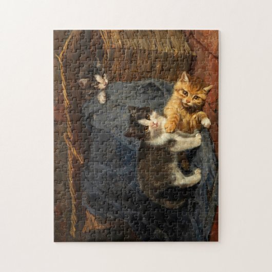 Drie Kittens | Julius Adam de Jongere Legpuzzel (Verticaal)