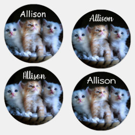 Drie Kittens Labels