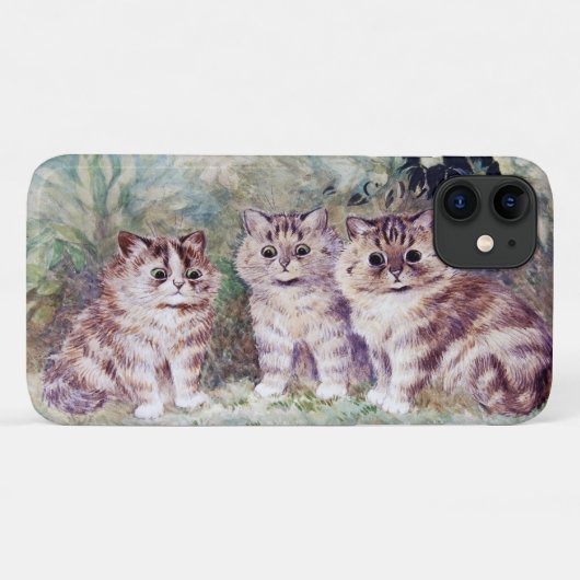 Drie Kittens, Louis Wain Case-Mate iPhone Case (Achterkant (horizontaal))
