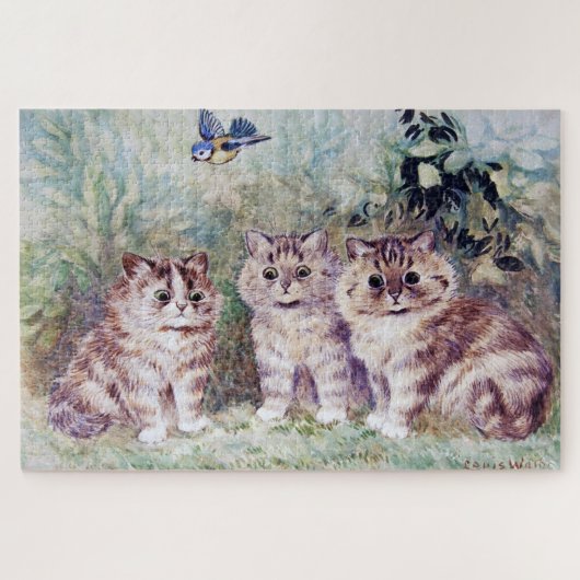 Drie Kittens, Louis Wain Legpuzzel (Horizontaal)
