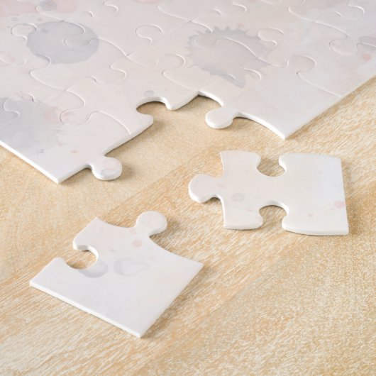 Drie kittens schattig en mooie waterverf legpuzzel (Zijkant)