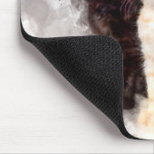 Drie kittens schattig en mooie waterverf muismat (Hoek)