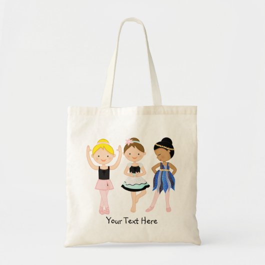 Drie Kleine Ballerinas Tote Bag (Voorkant)