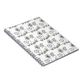 Drie kleine bloemen notitieboek (Rechterzijde)