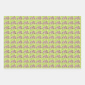 Drie kleine cowling-eigenaars - acrylschilderij. inpakpapier vel (Voorkant 3)