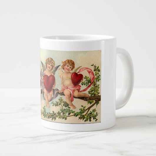 Drie kleine Cupids Grote Koffiekop (Voorkant rechts)