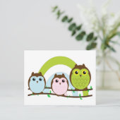 Drie Kleine Eigenaars Briefkaart (Staand voorkant)