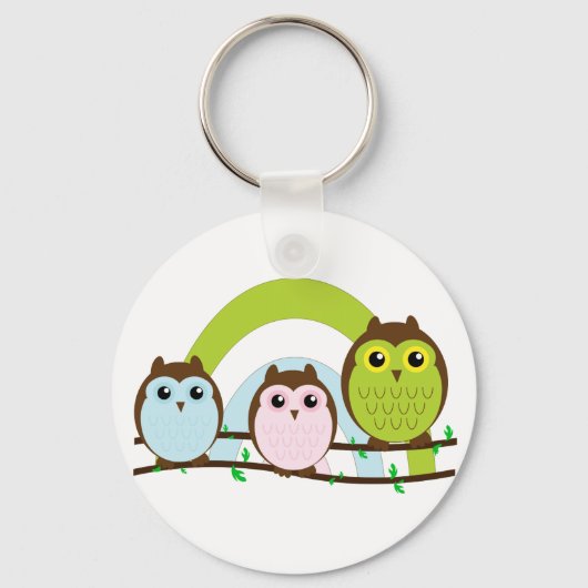Drie Kleine Eigenaars Sleutelhanger (Voorkant)