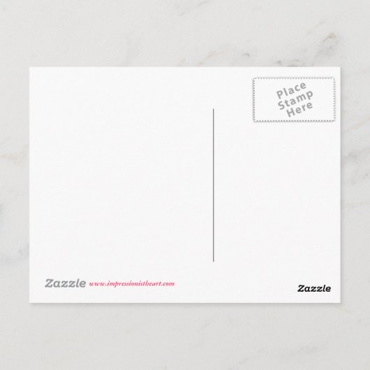 Drie kleine Geisha Art Briefkaart (Achterkant)