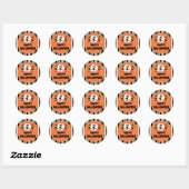 Drie kleine heks Happy Halloween Ronde Sticker (Vel)