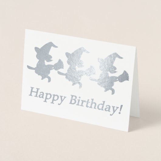 Drie kleine heksen verjaardag Kaart (Voorkant)