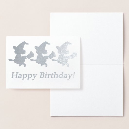 Drie kleine heksen verjaardag Kaart (Display)