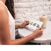 Drie kleine kikkers briefkaart