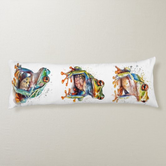 Drie kleine kikkers lichaamskussen (Achterkant)