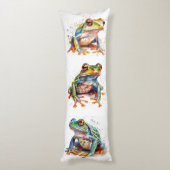 Drie kleine kikkers lichaamskussen (Achterkant (Verticaal))