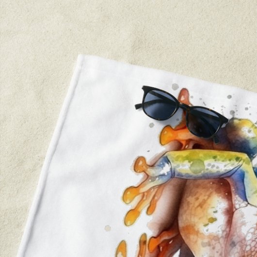 Drie kleine kikkers strandlaken (In situ)