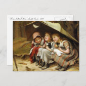 "Drie kleine Kittens" Briefkaart (Voorkant / Achterkant)