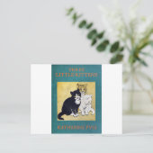 Drie Kleine Kittens Briefkaart (Staand voorkant)