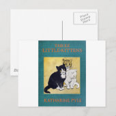Drie Kleine Kittens Briefkaart (Voorkant / Achterkant)