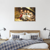 "Drie kleine Kittens" Canvas Afdruk (Insitu (Slaapkamer))