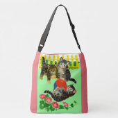 drie kleine kittens crossbody tas (Achterkant)